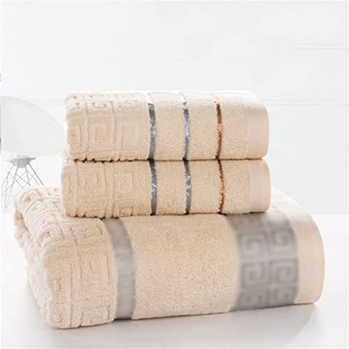 Toalla de algodón para baño en conjunto de tres piezas con caja de regalo 3