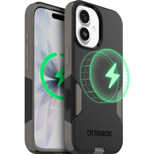 OtterBox iPhone 17 Commuter Series MagSafe Case, Black Ash
