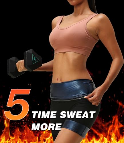 Image of Sauna Sweat Short Pants Suits for Women High Waist Slimming Shorts Compression Thermo Workout Body Shaper Thighs