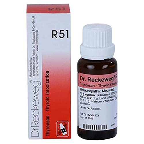 Dr. Reckeweg R51 Thyroid Intoxication Drop - Bottle Of 22 Ml Drop #TOP1