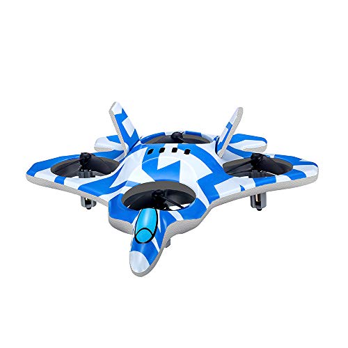 Zego F22 Remote Control Drone for Kids and Beginne, Easy to Fly and Hover, RC Quadcopter Fighter Jet with 360° Flip, LED Light Indication, 4 Blade Propellers, Upgraded 2 Batteries, Best Gift for Kids - Thumbnail 7