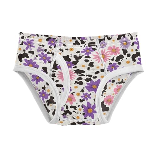 Wusikd Black Cow Print Boys' Underwear Cotton Boys Briefs Soft Toddler Underwear 2T