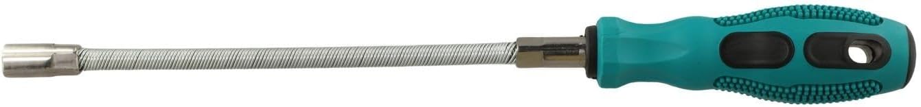 For Flexible 7mm Metric Nut Driver With Bendable Shaft For Hose Clamp Screws In Tight Spots Of Plumbing And Vehicle Engines