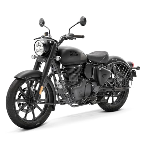 Image of Royal Enfield Classic 350 with Disc & Alloy Wheels Motorcycle (Stealth Black) Booking for Ex-Showroom Price