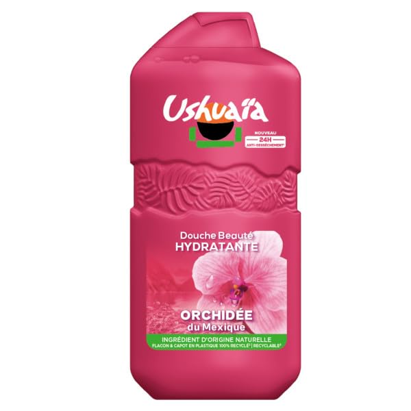 Ushuaïa Douche Hydratante Orchidée du Mexique Glycérine Végétale 280ml