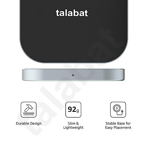 Image of Talabat Wireless Charger, 15W Max Charging Square Pad,Compatible with iPhone 15 Plus Xiaomi 14 Ultra,Galaxy S24 Ultra,One-Plus 12,ROG Phone 8 Pro,Vivo X100 Pro