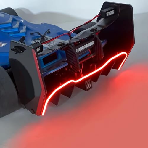 Luz de alerón trasero coche RC para evitar pérdida visual del coche Limitless 1/7 3