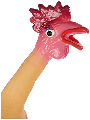 TRIXIE Henne - quietschendes Hundespielzeug aus Latex für langen Spielspaß - 48 cm spannendes Kauspielzeug mit Sound - 35495