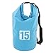 Yosoo Travel Backpack, Beach Bag with Shoulder Strap PVC for Swimming Raftin (Blue)