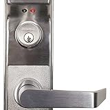 Alarm Lock ETDLS1 26D V99 TRILOGY EXIT TRIM FOR VON DUPRIN 99, WITH AUDIT TRAIL Satin Chrome