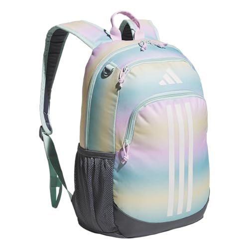 adidas Mochila para meninos Originator (23 l) tamanho médio, durável, atlética, bolsa para laptop, Gradiente Flash Aqua/Semi Flash Aqua Azul/Orquídea Fusion Roxo, One Size, Mochila Originator (23l)
