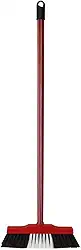 1 Vassoura de Pelo Sintético 30cm com Cabo e Base de Madeira – Leve, Resistente e Eficiente para Piso Liso – Ideal para Limpeza Doméstica Diária em Cozinha, Sala, Quarto e Ambientes Internos
