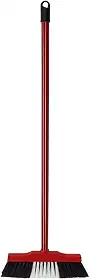1 Vassoura de Pelo Sintético 30cm com Cabo e Base de Madeira – Leve, Resistente e Eficiente para Piso Liso – Ideal para Limpeza Doméstica Diária em Cozinha, Sala, Quarto e Ambientes Internos