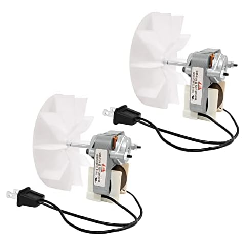 Endurance Pro Universal Bathroom Exhaust Vent Fan Motor Complete Kit Replacement for Broan Nutone C01575, 50 CFM, 120V Uppco, Ventorola E498-1 Bay Motors, Sears 569 Dayton, YJF6158 65100 EM550 (2 pcs) Cover