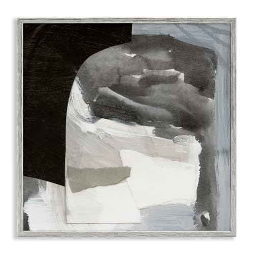 Stupell Industries Abstract Arch Shape Bold Layered Painting Strokes Framed Wall Art, Design by Victoria Barnes