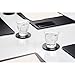 Dacasso Conference Room Set - Luxury Leatherette Coasters & Desk Blotters for Conference Table - Executive Office Accessories & Office Decor - (Set of 23, Black)
