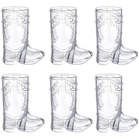 Mini Cowboy Boot Shot Glasses Set Cover