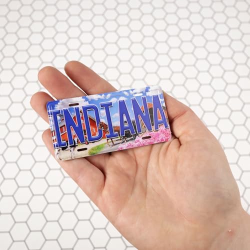 Imán Decorativo Rectangular Diseño Indiana 3.4 x 1.75 in miniatura 4