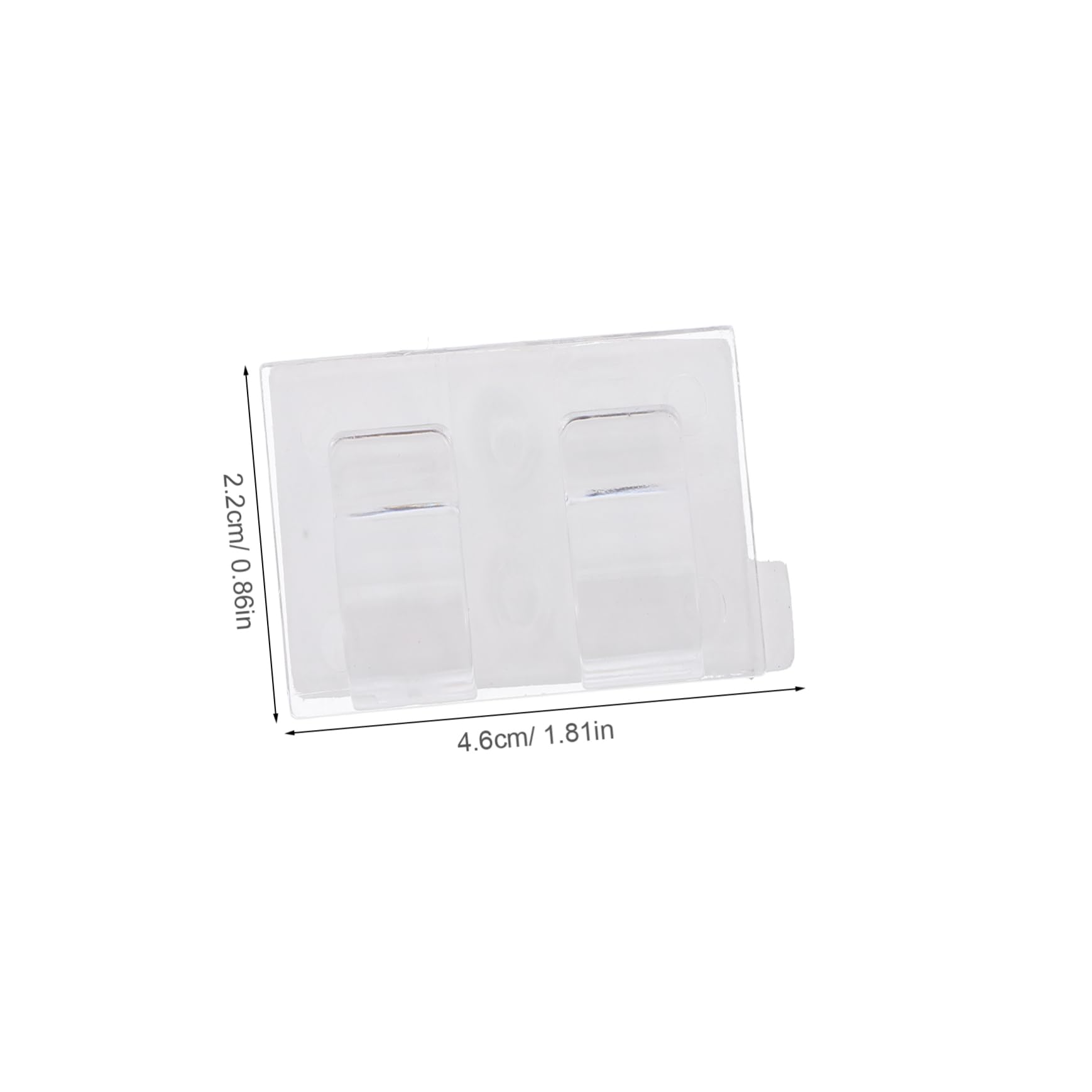 PRETYZOOM 20Pcs Outdoor String Light Clips Adhesive Hooks for Secure Cable Organization Dual Hook Design for Consistent Light Positioning Smooth Surfaces