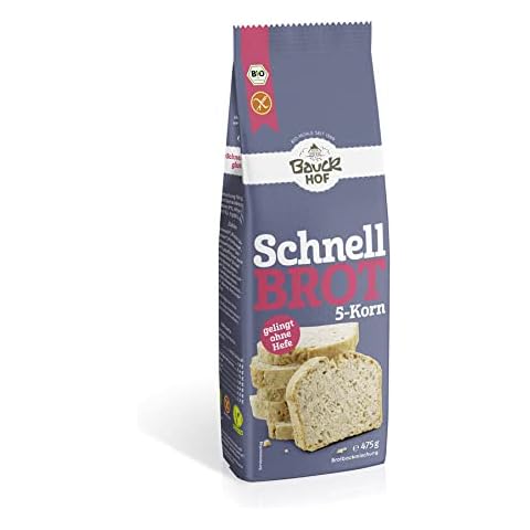 Bauckhof Fünf-Korn-Schnellbrot-Backmischung, glutenfrei - Bio Cover