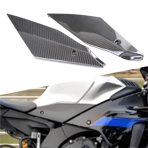 Fibre carbone des panneaux latéraux YZF R1 finition brillante