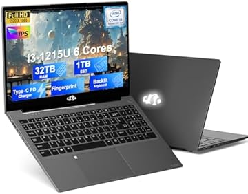 NIMO 15.6" Light-Gaming-Laptop, 8 Cores AMD Ryzen 7 Pro 6850U 8GB LPDDR5 RAM 256GB SSD (Beat i7-1360P Up to 4.7GHz) AMD Radeon 680M GPU IPS FHD Computer with 100W Type-C Backlit Keyboard Fingerprint