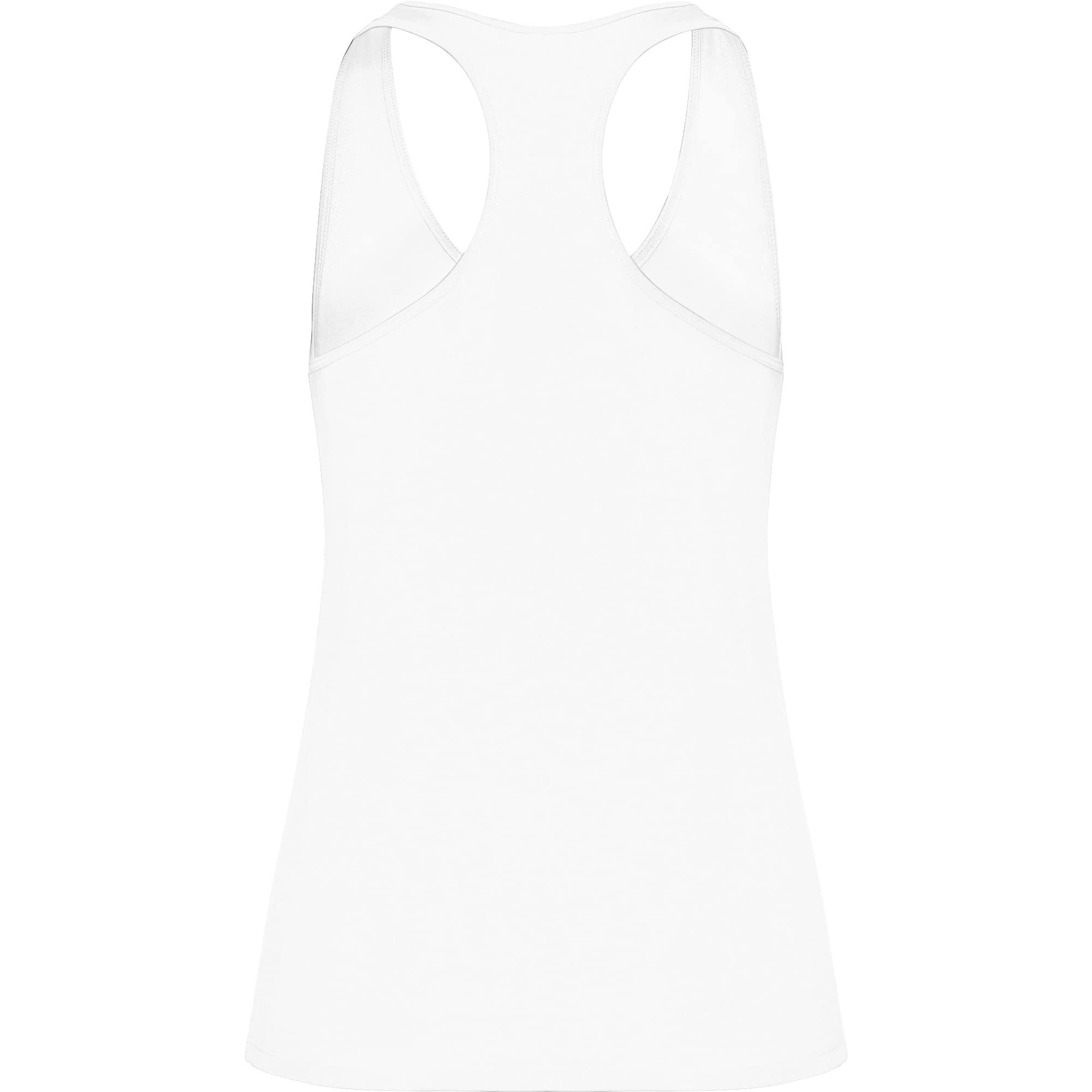 Camiseta Tirantes para niñas Deportistas - Camiseta Interior elástica Entallada Espalda Estilo nadadora, cómoda, Lisa y Suave