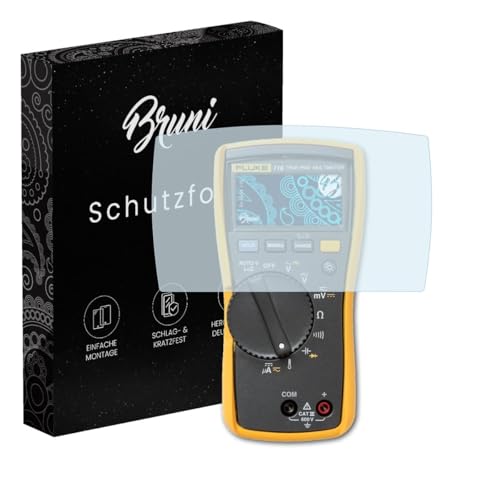 Bruni Screen Protector compatible with Fluke 116 Protector Film, crystal clear Protective Film (2X)