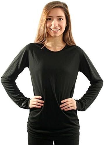 Northern Ridge Womens Thermal Long Underwear Top (Black / XX-Large)