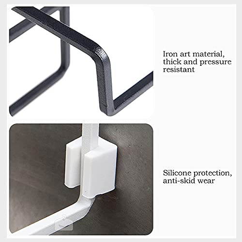 LEMORTH Keukengootsteen Organisator, TWEE TIJDEN METALIRT GAAD CADDY SPOND HOUDER, Keuken Sponshouder, Fix rond kraan… - Image 7