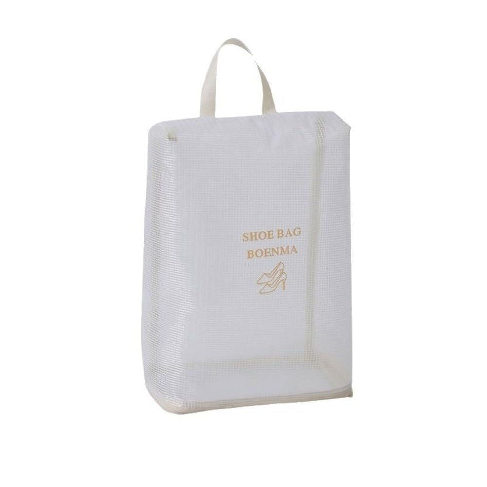 Bolsa de zapatos de PVC grande talla 44 impermeable con ventana de viaje