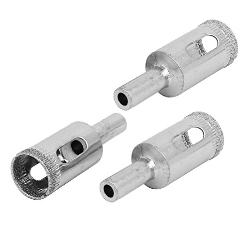 Brocas para vidrio de 18 mm con recubrimiento de diamante 3 pzas miniatura 1