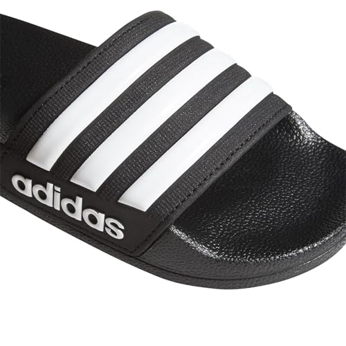 Image of adidas Women ADILETTE SHOWER Synthetic Swim Slide FTWWHT /GOLDMT /BOGOLD | LUT50