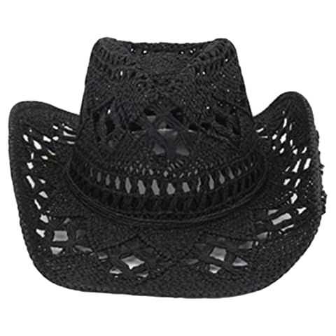 Lawnrden Hand Woven Straw Cowboy Hat Cover