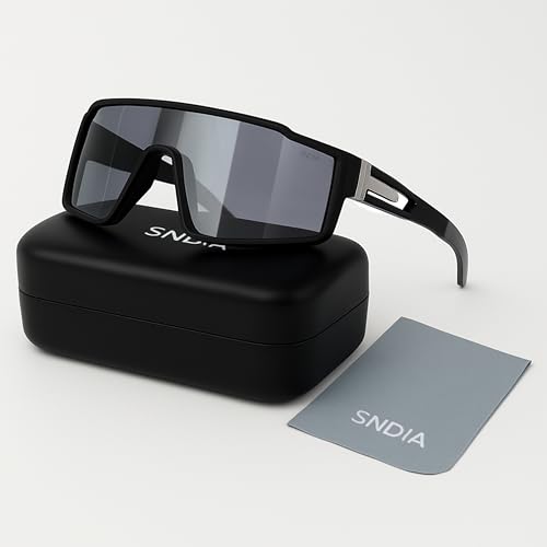 Image of SNDIA Polarized Premium Sports Sunglasses | Lightweight Frame for Men & Women | UV400 Protection for Cycling, Cricket Sports Activity
