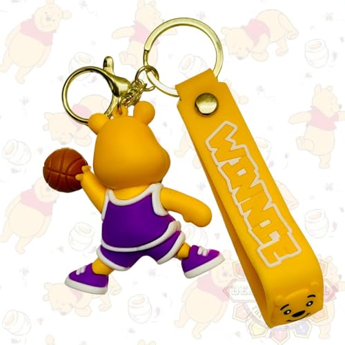 Image of Cute 3D Keychain | Keyring & Quirky Bag Charm | Hard Silicone, Unbreakable | Travel Essential | Kids Friendly | Strap & Bag Hook