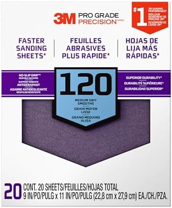 3M Advanced Sandpaper, 3-Pack, 150 Grit, 3M Pro Grade Precision - View #2