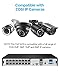 ZOSI 16 Channel Network Video Recorder, 4K 16CH PoE NVR with 4TB HDD, 24/7 Recording, Smart Playback, Remote Access, Motion Detection, H.265+, Only Work with ZOSI 2MP/4MP/5MP/8MP PoE IP Cameras