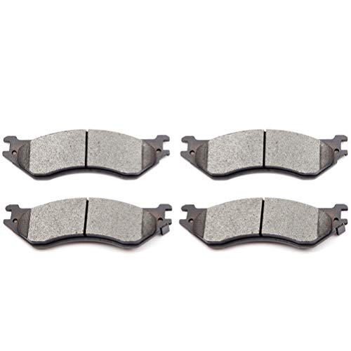Image of cciyu D702 Rear Ceramic Brake Pads Kits 4pcs fit For Dodge B1500,For Durango,For Ram 1500 Van, For Ford Expedition, For F-150, For F-150 Heritage, For F-250, For F-250 HD 98-02 For Lincoln Navigator