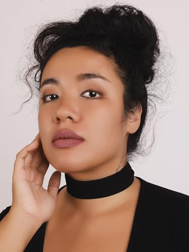 Sacina Black Velvet Choker, Black Necklace for Women, Vintage Necklace, Gothic Goth Choker, Christmas Jewelry Gift for Women4