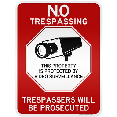 No Trespassing This Property Is Protected By Video Surveillance Trespassers