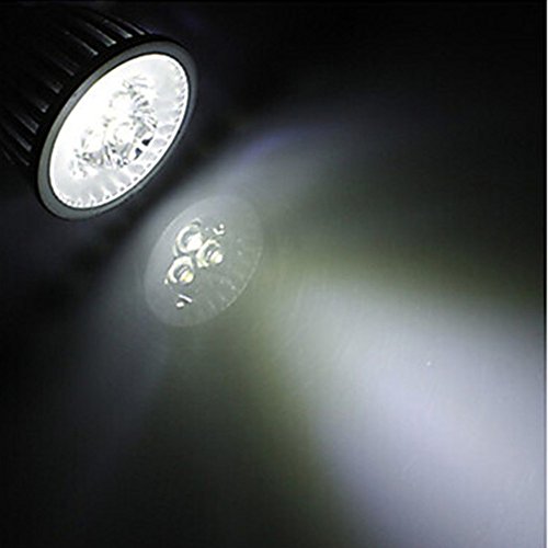 Omto Gu10 85-265V 4W 450Lm Led Light Bulbs 50W Halogen Spotlight Equivalent 85% Energy Saving 30° Beam Angle Led Bulb Replacement For Recessed Lighting Fixture (6000K- White, 10 Pcs) #TOP3