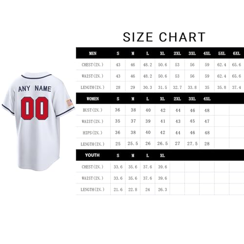 Jersey personalizado de béisbol con nombre y número de jugador, estilo abotonado miniatura 4