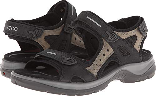 Image of ECCO Offroad Women's Open Toe Sandals, Black Mole, 2.5/3 UK