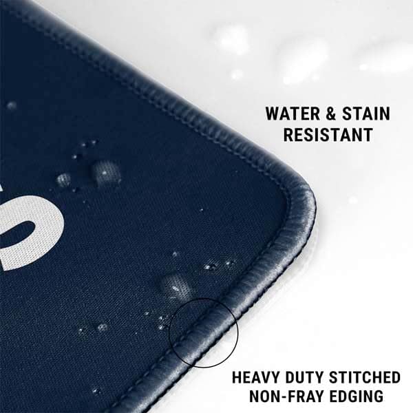 Skinit Extra Large Gaming Mouse Pad - Officially Licensed Huskies UConn Design with Stitched Edges, Waterproof, Non-Slip Rubber Base, Desk Mat for Keyboard & Mouse, 35.75" x 15.4" inches