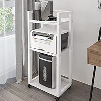 AIMEZO 3-Tier Printer Stand With Charging Station, Rolling File Cabinet With Wheels - View #13