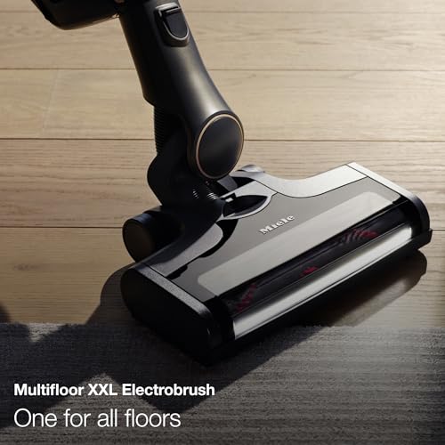 Image of Miele Triflex HX2 Pro Self-Standing Cordless Stick Vacuum Cleaner, 120 min runtime, Infinity Grey PearlFinish / Rose Gold