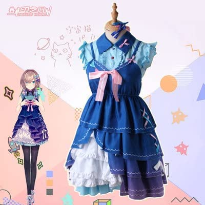 Amazon.co.jp: バーチャル YouTuber 鈴原るる コスプレ衣装+ウィッグ風