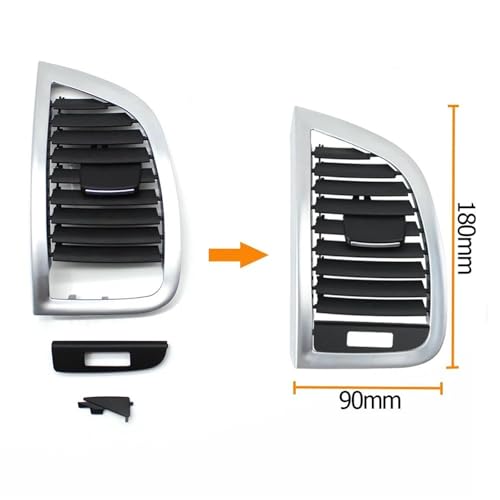 Grille ventilation climatisation Q7 panneau avant droit de qualité supérieure ABS 4L0820902
