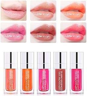 Crystal Jelly Moisturizing Lip Oil Cherry Oil Plumping Lip Gloss Makeup Sexy Plump Lip Tinted Lip Plumper Hydrating Polished Lips Oil (Cherry)